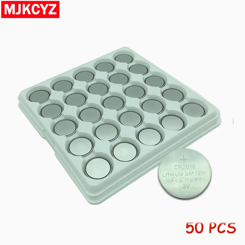50PCS/lot CR2016 3V Lithium Battery DL2016 ECR2016 LM2016 BR2016 CR 2016 Button Coin Batteries free shipping
50PCS/lot CR2016 3V Lithium Battery DL2016 ECR2016 LM2016 BR2016 CR 2016 Button Coin Batteries free shipping
