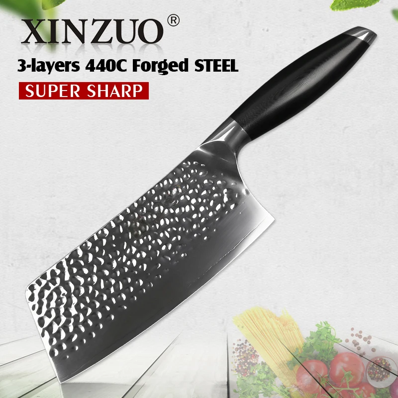 XINZUO 7 inch Kitchen Knife Forged Steel Stainless SteeL Professional Knife for Vegetables Meat G10 Handle New Cleaver Knives
XINZUO 7 inch Kitchen Knife Forged Steel Stainless SteeL Professional Knife for Vegetables Meat G10 Handle New Cleaver Knives