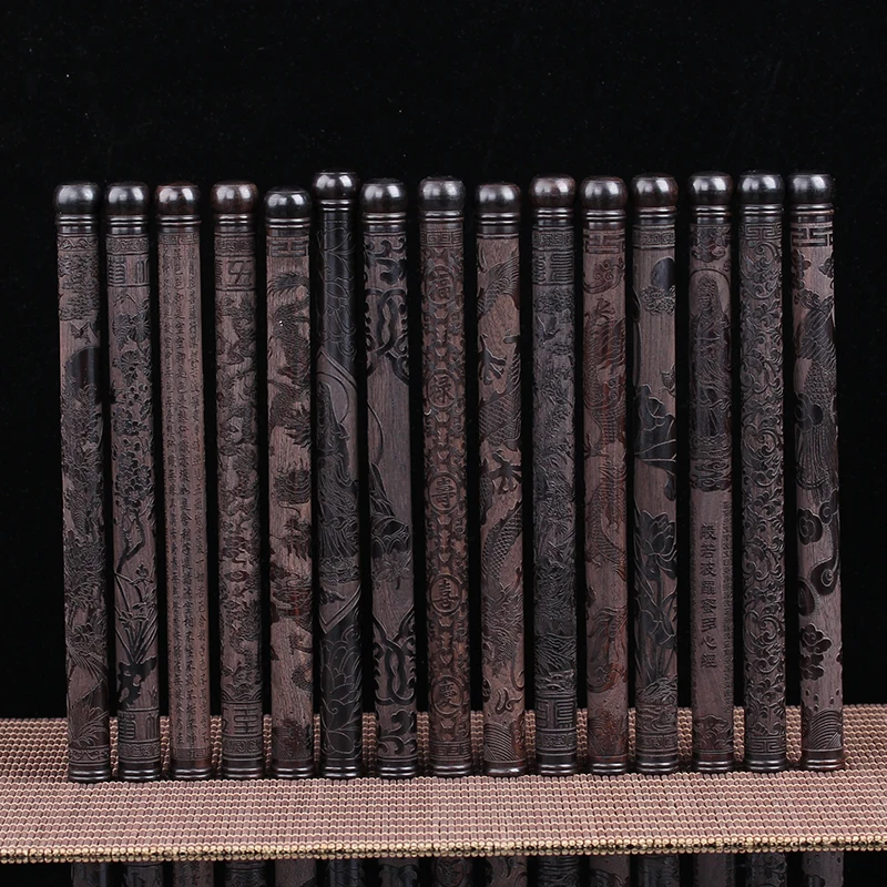 Chinese Style Handmade Sculpture Vintage Pattern Ebony Wood Incense Tube with The Cover Kit Stick Incense Storage Bottles Decor
Chinese Style Handmade Sculpture Vintage Pattern Ebony Wood Incense Tube with The Cover Kit Stick Incense Storage Bottles Decor