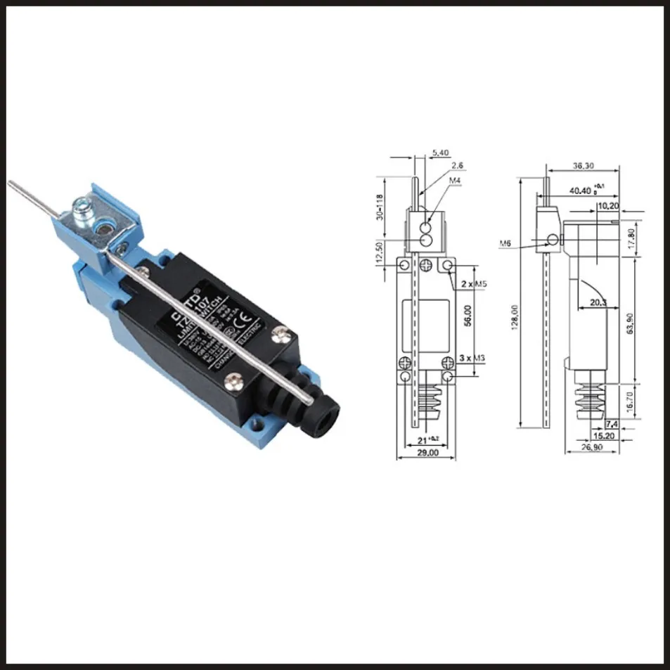 Switch travel limit switch 24A Electrical switch micro switch TZ-08107
Switch travel limit switch 24A Electrical switch micro switch TZ-08107