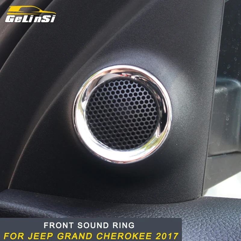 GELINSI Front sound ring Front Middle loudspeaker trim Covers Interior Accessories For Jeep Grand Cherokee 2017 Auto Car
GELINSI Front sound ring Front Middle loudspeaker trim Covers Interior Accessories For Jeep Grand Cherokee 2017 Auto Car