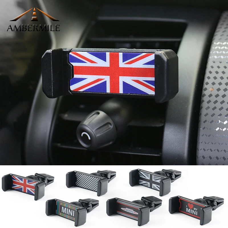 AMBERMILE Universal Car Phone Holder Air Vent Phone Holder Mount Mobile Phone Bracket for Mini Cooper Countryman Accessories
AMBERMILE Universal Car Phone Holder Air Vent Phone Holder Mount Mobile Phone Bracket for Mini Cooper Countryman Accessories