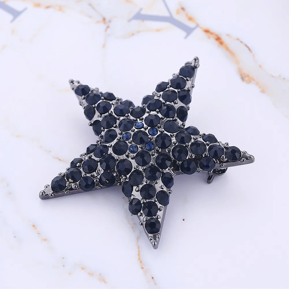 LISM European Simple Star Brooch Pin Fashion Inlaid Blue Cystal Elegant for Women in assorted
LISM European Simple Star Brooch Pin Fashion Inlaid Blue Cystal Elegant for Women in assorted