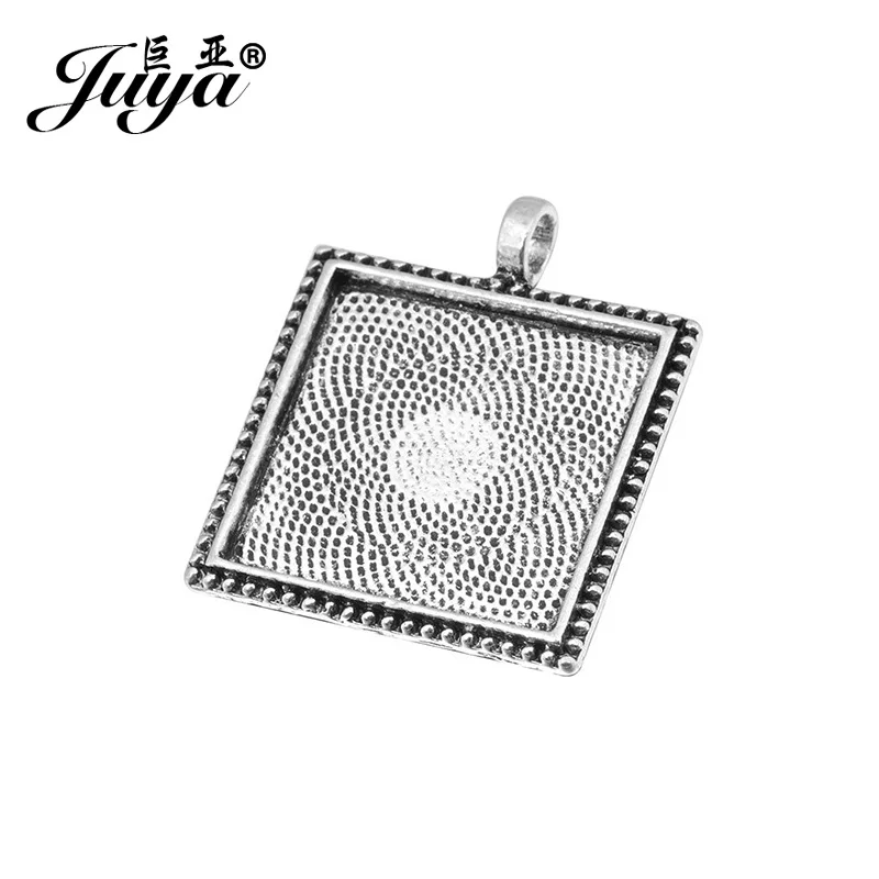 30PCS Square Pendant Base 25mm Metal Alloy Blank Tray Charms For Jewelry Making Accessories Necklaces Or Keychains Components
30PCS Square Pendant Base 25mm Metal Alloy Blank Tray Charms For Jewelry Making Accessories Necklaces Or Keychains Components