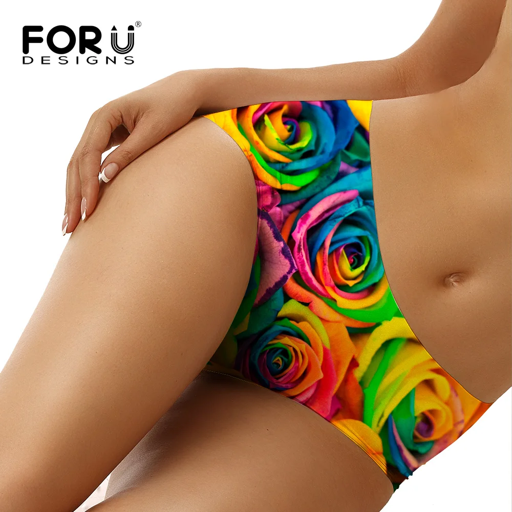 FORUDESIGNS Bikini Bottoms Swimming Trunks Women Colorful Rose Floral Printing Sexy Swimwear Women Brazilian Panties Swimsuit
FORUDESIGNS Bikini Bottoms Swimming Trunks Women Colorful Rose Floral Printing Sexy Swimwear Women Brazilian Panties Swimsuit