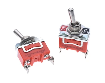 10pcs 2 Pin DPDT On/Off 2 Position Mini Toggle Switch E-TEN1021 Orange AC 250V 15A
10pcs 2 Pin DPDT On/Off 2 Position Mini Toggle Switch E-TEN1021 Orange AC 250V 15A