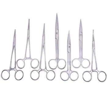 1 pcs Pet surgery tool Stainless steel Surgical scissors Surgical forceps Needle clips 7 model Poultry livestock Feeding tools
1 pcs Pet surgery tool Stainless steel Surgical scissors Surgical forceps Needle clips 7 model Poultry livestock Feeding tools