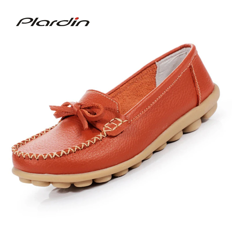 Plardin Women Flat Shoes Woman Loafers Plus Size 35-42 Women's Fashion Sewing Genuine Leather Casual Butterfly-knot Mom Shoes
Plardin Women Flat Shoes Woman Loafers Plus Size 35-42 Women's Fashion Sewing Genuine Leather Casual Butterfly-knot Mom Shoes