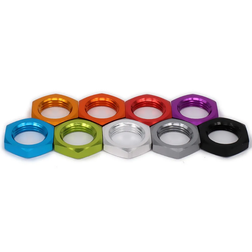 4pcs M17 17mm Wheel Hex Hub Nut x 4 Fine 12mm Metric Thread 1mm 1.0mm Aluminum For 1/8 RC Model Car Upgraded Hop-Up Parts HSP
4pcs M17 17mm Wheel Hex Hub Nut x 4 Fine 12mm Metric Thread 1mm 1.0mm Aluminum For 1/8 RC Model Car Upgraded Hop-Up Parts HSP