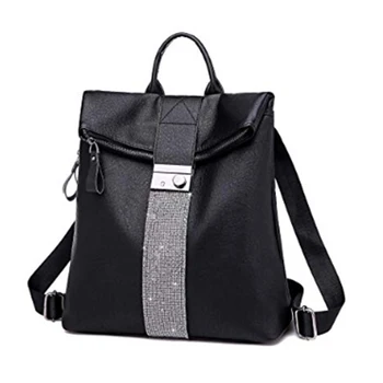 Backpack Purse For Women Fashion School PU Leather Purse And Hangbags Shoulder Bags, 1-Black
Backpack Purse For Women Fashion School PU Leather Purse And Hangbags Shoulder Bags, 1-Black