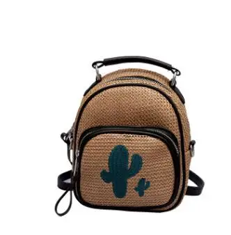 2018 new small fresh and simple straw woven small backpack single shoulder slung mini shoulder bag woman
2018 new small fresh and simple straw woven small backpack single shoulder slung mini shoulder bag woman