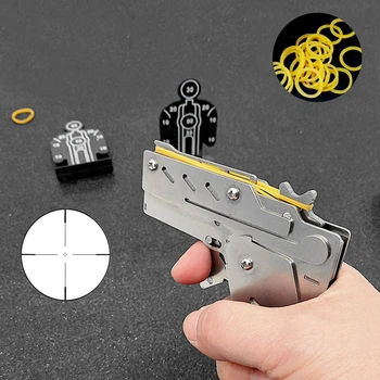 1pcs Folding Rubber Band Launcher Gun Hand Pistol Guns Shooting Toy Fun Sports For Boys Kids Gifts Outdoor
1pcs Folding Rubber Band Launcher Gun Hand Pistol Guns Shooting Toy Fun Sports For Boys Kids Gifts Outdoor
