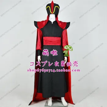 (whole set)Customized Adult Men's Aladdin Jafar Villain Costume Outfit Aladdin Cosplay Costume for Halloween
(whole set)Customized Adult Men's Aladdin Jafar Villain Costume Outfit Aladdin Cosplay Costume for Halloween