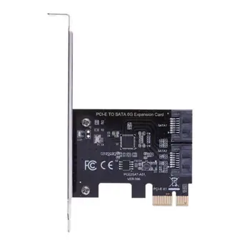 ALLOYSEED PCI-E PCI Express to SATA 3.0 Extension Card with Bracket 2-Port SATA III 6Gbps Expansion Adapter Boards for Computer
ALLOYSEED PCI-E PCI Express to SATA 3.0 Extension Card with Bracket 2-Port SATA III 6Gbps Expansion Adapter Boards for Computer