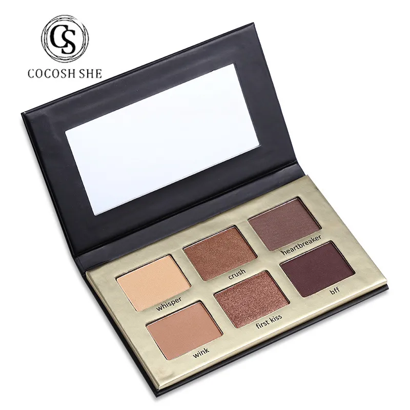 COCOSH SHE Brand Makeup 6 Color Nude Eye Shadow Matte Eyeshadow Palette Natural Waterproof Long-Lasting
COCOSH SHE Brand Makeup 6 Color Nude Eye Shadow Matte Eyeshadow Palette Natural Waterproof Long-Lasting