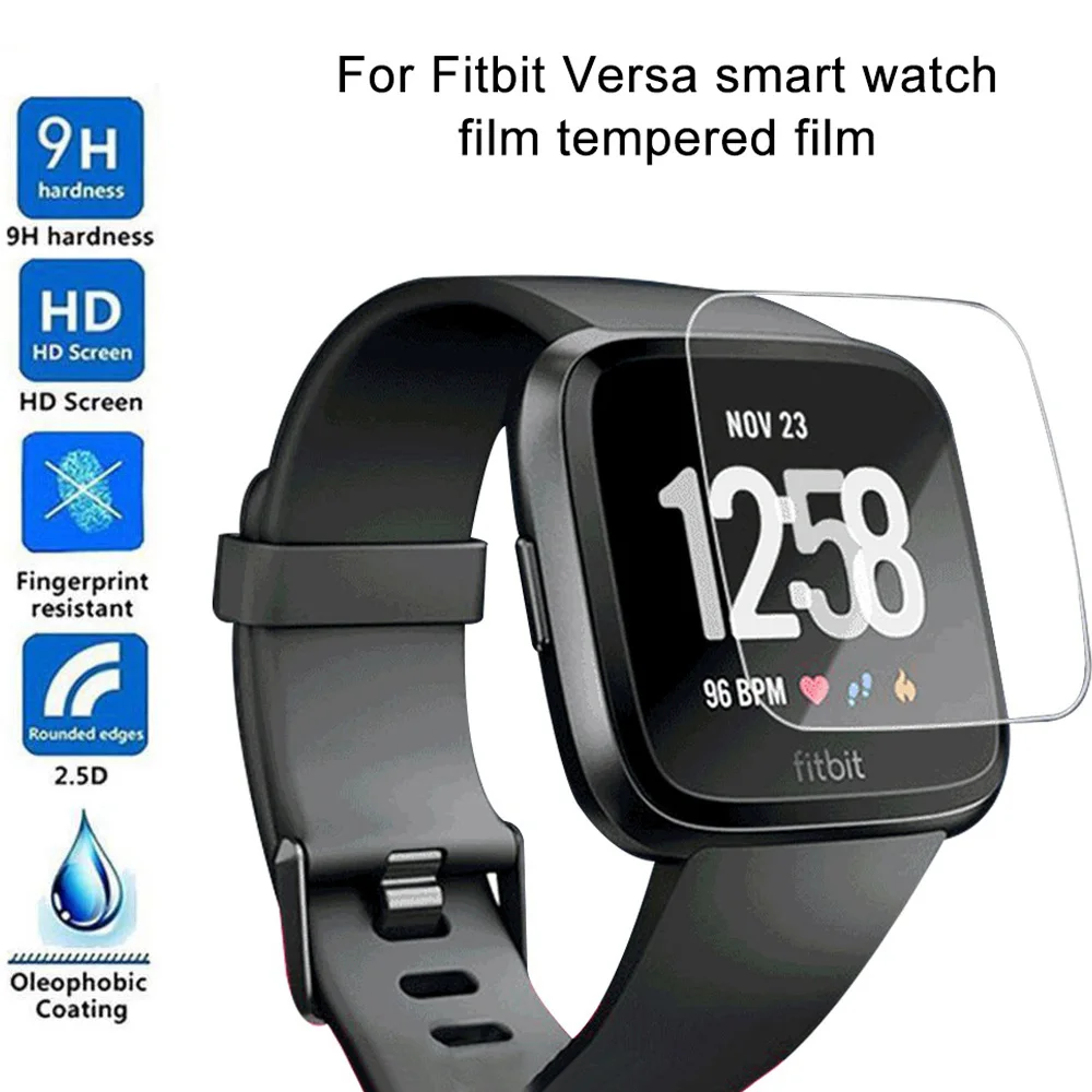 9H Screen Protector Film For Fitbit Versa Smart Watch Band Tempered Glass For Fitbit Fit Bit Versa Smart watch Accessories
9H Screen Protector Film For Fitbit Versa Smart Watch Band Tempered Glass For Fitbit Fit Bit Versa Smart watch Accessories