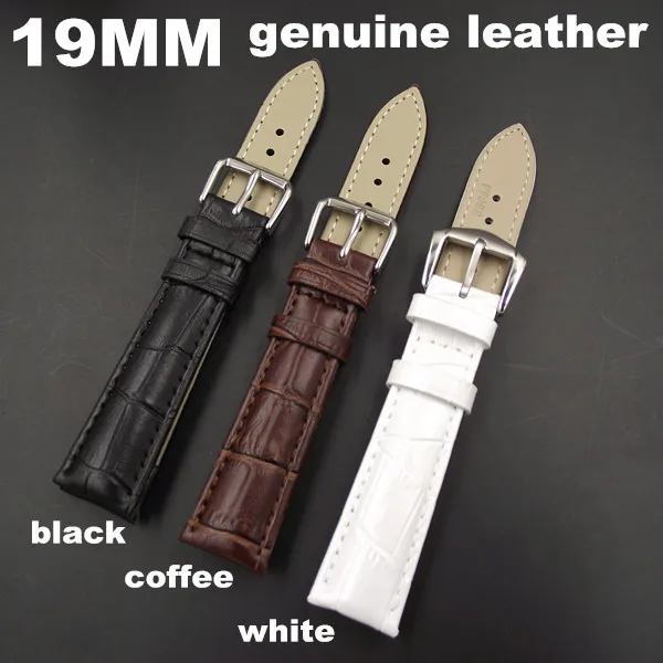 1PCS High quality 19MM genuine cow leather Watch band watch strap coffee,black,white color available -WB0012
1PCS High quality 19MM genuine cow leather Watch band watch strap coffee,black,white color available -WB0012