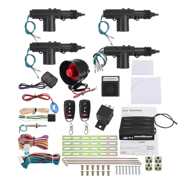 One set Remote Car Alarm Keyless Entry Security + 4 Door Power Lock Actuator Motor Kit
One set Remote Car Alarm Keyless Entry Security + 4 Door Power Lock Actuator Motor Kit