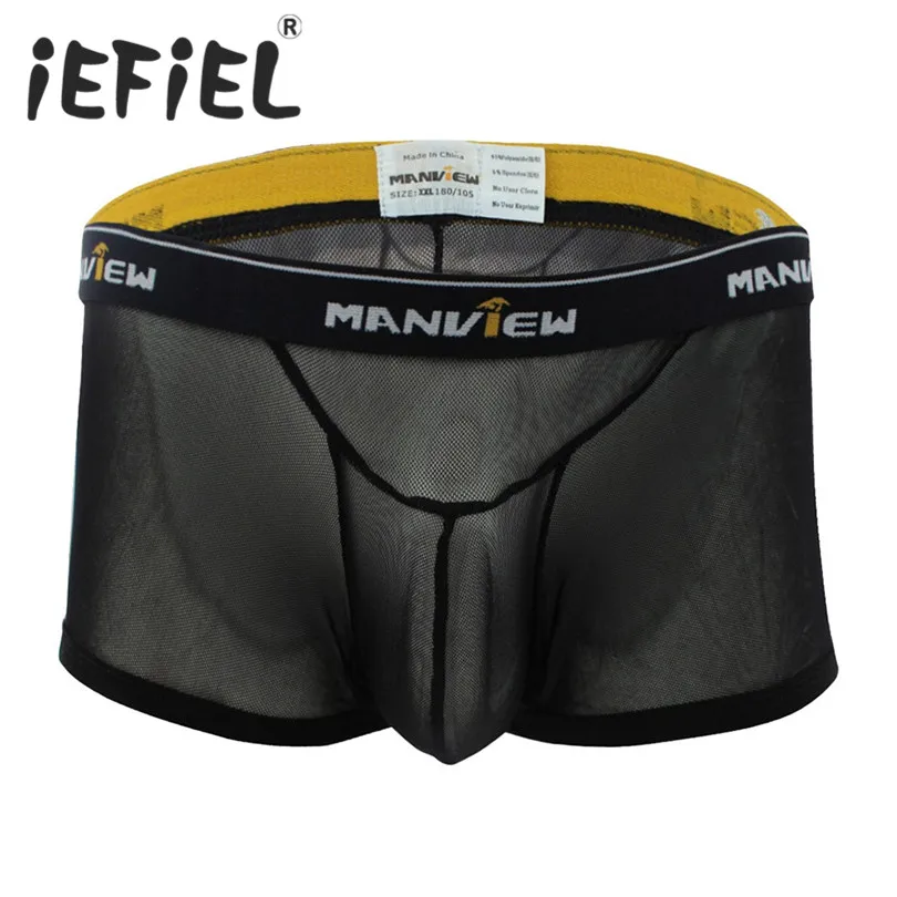 iEFiEL Sexy Lingerie Gay Male Mens Mesh Boxer Shorts Underwear Underpants Sissy Comfortable Semi-see Through Jockstrap
iEFiEL Sexy Lingerie Gay Male Mens Mesh Boxer Shorts Underwear Underpants Sissy Comfortable Semi-see Through Jockstrap