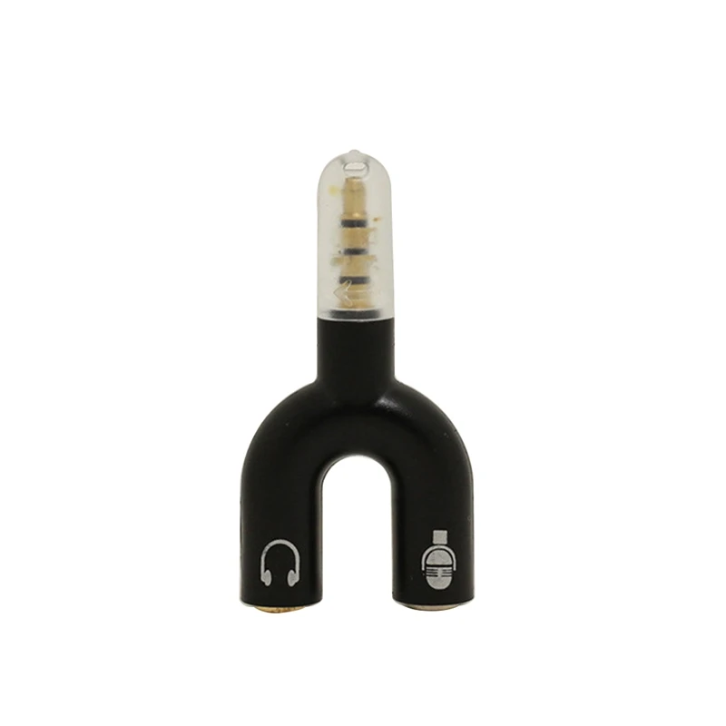 Ollivan Y Shape 3.5mm Earphone Splitter Male to 2 Female Couple Headphone Splitters Audio Extension Cords Stereo Adapter (2)