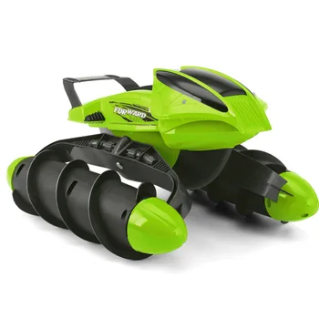 4CH 2.4GHz RC Stunt Car Remote Control Racing Car Driving on Water and Land Amphibious Electric vehicle snowmobile Beach car toy
4CH 2.4GHz RC Stunt Car Remote Control Racing Car Driving on Water and Land Amphibious Electric vehicle snowmobile Beach car toy