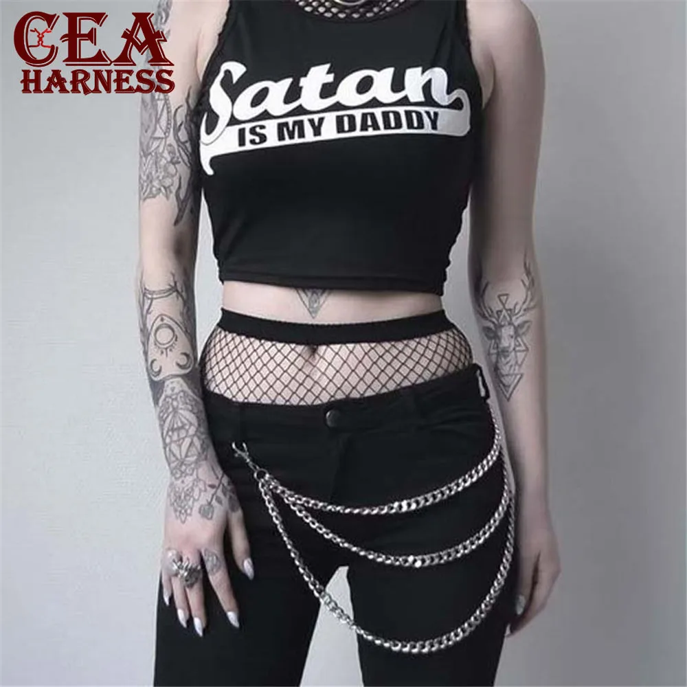CEA.HARNESS Punk Hip-hop Trendy Men Woman Belt Waist Chain Multilayer Male Pants Chain Hot Jeans Metal Clothing Accessories
CEA.HARNESS Punk Hip-hop Trendy Men Woman Belt Waist Chain Multilayer Male Pants Chain Hot Jeans Metal Clothing Accessories