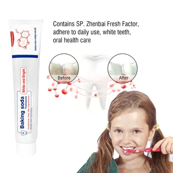 Soda Toothpaste Bright Dynamic White Natural Sea Salt Baking Teeth Whitening Removal Tooth stains Oral Hygiene Tooth Care TSLM1
Soda Toothpaste Bright Dynamic White Natural Sea Salt Baking Teeth Whitening Removal Tooth stains Oral Hygiene Tooth Care TSLM1