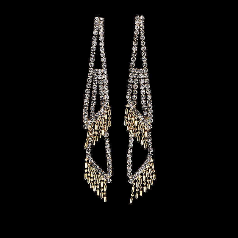 TDQUEEN Party Long Dangle Earrings For Women Gold Color Brincos Triangle Hanging Fashion Costume Jewellery Oorbellen Drop Earing
TDQUEEN Party Long Dangle Earrings For Women Gold Color Brincos Triangle Hanging Fashion Costume Jewellery Oorbellen Drop Earing