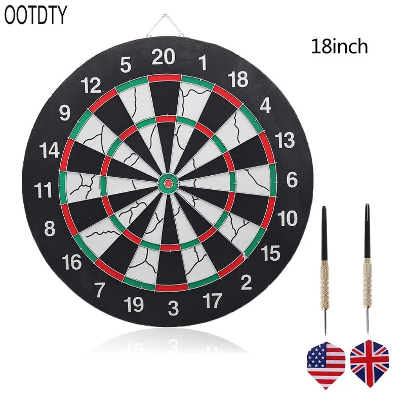 18 Inch Professional Dart Board Double-sided Flocking Dartboard Game With 2pcs Darts For Bar Office Home Club
18 Inch Professional Dart Board Double-sided Flocking Dartboard Game With 2pcs Darts For Bar Office Home Club