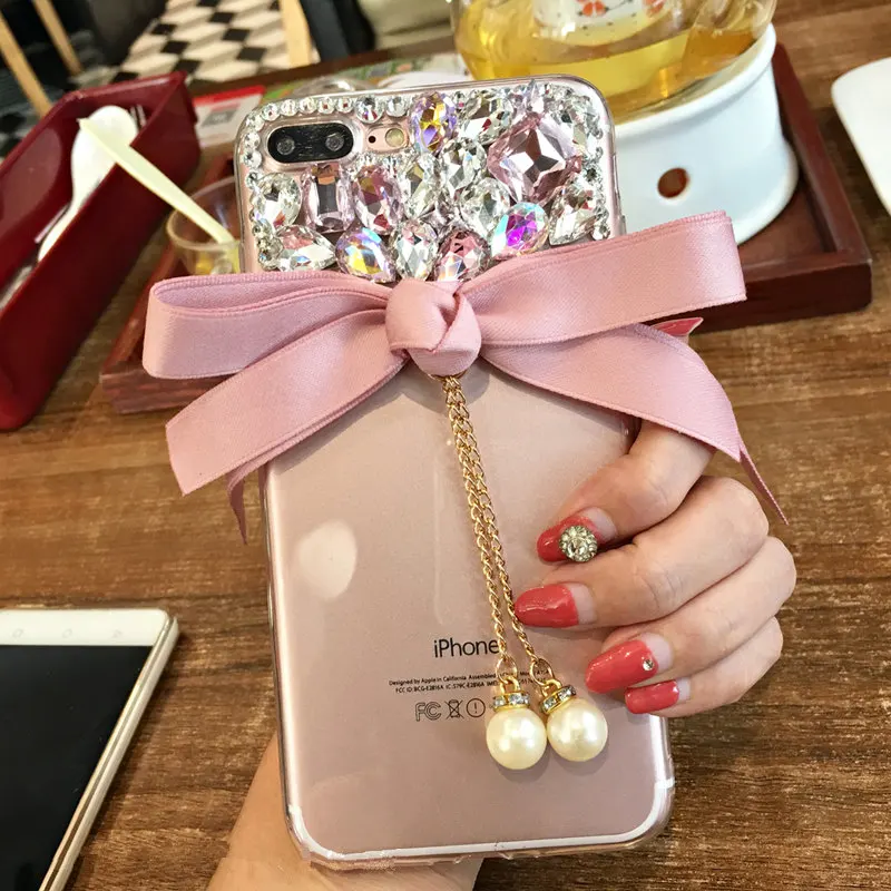 For Huawei Honor 8 9 lite 7X 10 7C 7A pro Y9 Y7 Y6 Prime Y5 2018 Luxury glitter Rhinestone bow pearl Phone case soft back cover
For Huawei Honor 8 9 lite 7X 10 7C 7A pro Y9 Y7 Y6 Prime Y5 2018 Luxury glitter Rhinestone bow pearl Phone case soft back cover