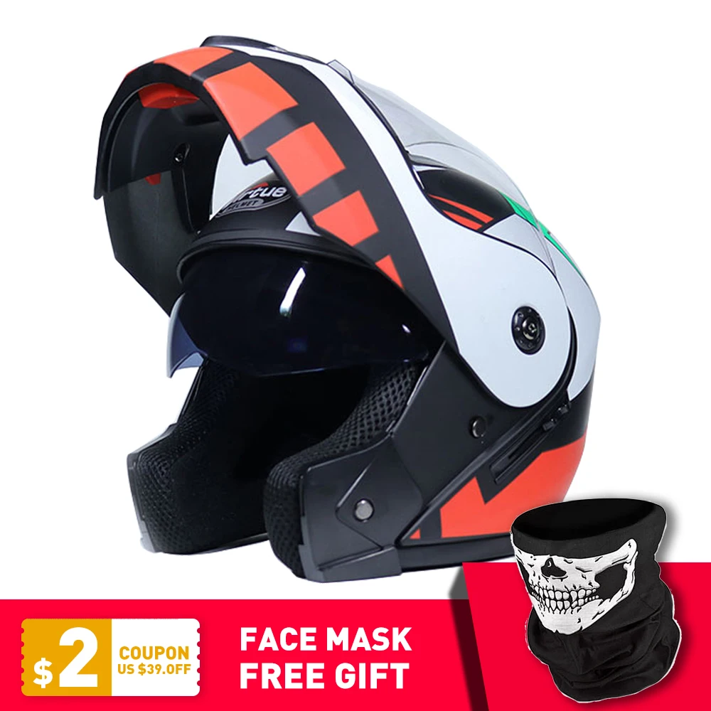 2019 New Motorcycle Helmet Racing Modular Dual Lens Motorbike Moto Helmet Flip Up Full Face Helmets Casco Moto Capacete Casque
2019 New Motorcycle Helmet Racing Modular Dual Lens Motorbike Moto Helmet Flip Up Full Face Helmets Casco Moto Capacete Casque