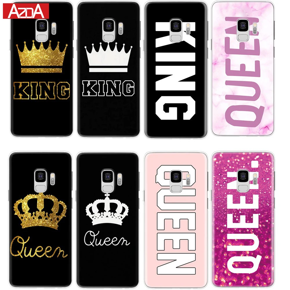 King Queen Luxury Case For Samsung GalaxyS8 S9 S6 S7 Edge Plus A5 A6 A7 A8 A9 Note 8 9 J3 J5 J6 J7 J8 2017 2018 TPU Phone Cover
King Queen Luxury Case For Samsung GalaxyS8 S9 S6 S7 Edge Plus A5 A6 A7 A8 A9 Note 8 9 J3 J5 J6 J7 J8 2017 2018 TPU Phone Cover