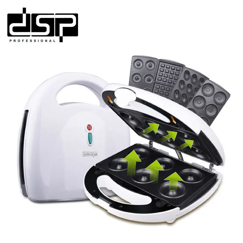DSP 4 IN 1 Breakfast Machine Biscuit Machine Waffle Maker Donut Machine Snack machine Camping helper 750W
DSP 4 IN 1 Breakfast Machine Biscuit Machine Waffle Maker Donut Machine Snack machine Camping helper 750W