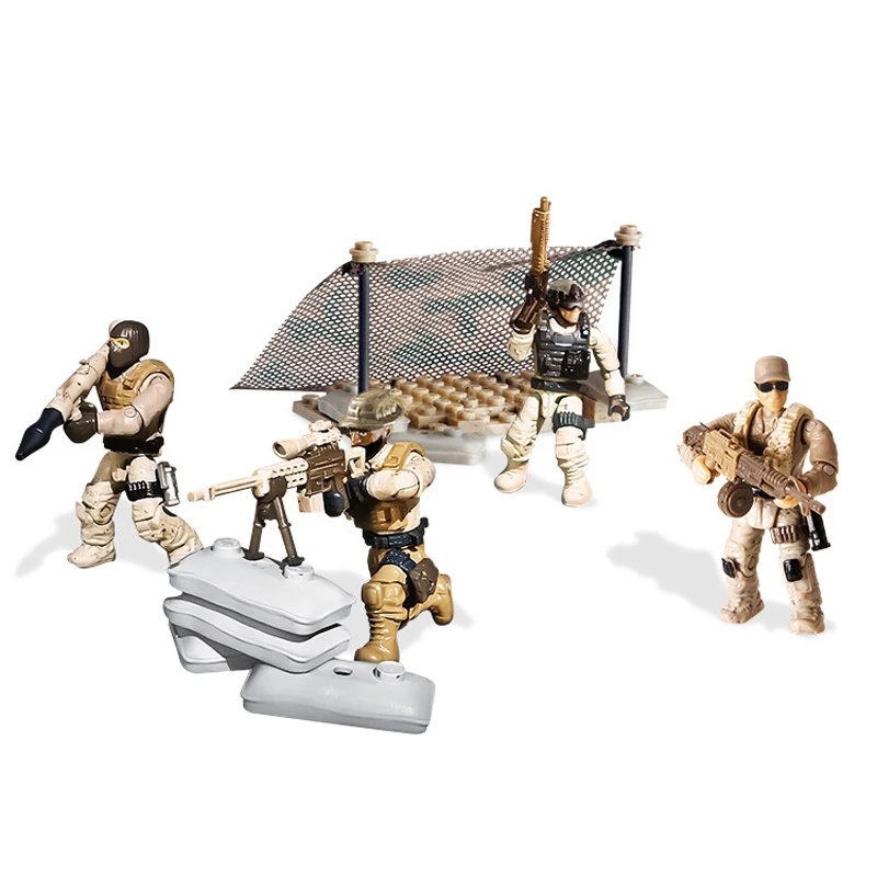 Modern military 1:36 scale Sirius Commandos Desert Storm mega block army forces action figures building bricks toys collection
Modern military 1:36 scale Sirius Commandos Desert Storm mega block army forces action figures building bricks toys collection