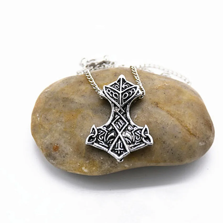 Thor's Hammer Mjolnir Pendant Necklace Viking Amulet Necklace Scandinavian Norse Jewelry Mammen
Thor's Hammer Mjolnir Pendant Necklace Viking Amulet Necklace Scandinavian Norse Jewelry Mammen