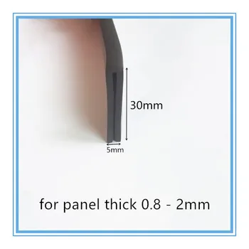Rubber Sealing U Strip 30x5x30mm for 0.8-2mm thick Glass Metal Car Wood Panel Board Edge Encloser Shield Black
Rubber Sealing U Strip 30x5x30mm for 0.8-2mm thick Glass Metal Car Wood Panel Board Edge Encloser Shield Black