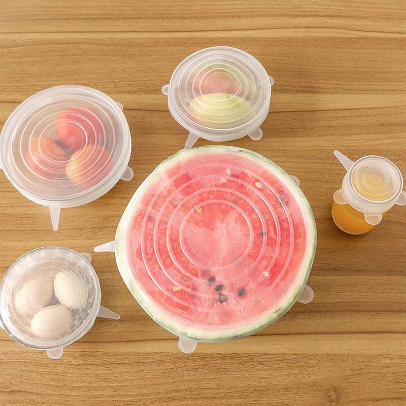6PCS Food Grade Silica Gel Preservation Cover Stretching Fruit Preservation Film Refrigerator Preservation Cover Kitchenware
6PCS Food Grade Silica Gel Preservation Cover Stretching Fruit Preservation Film Refrigerator Preservation Cover Kitchenware