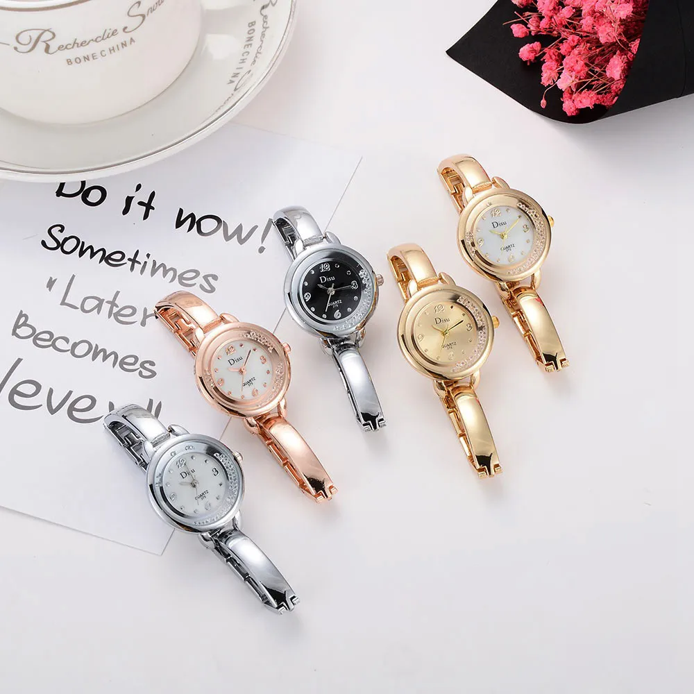 Rose Gold Plated Women's Elegant Rhinestone Bracelet Quartz Watch Fashion Ladies Dress Watches
Rose Gold Plated Women's Elegant Rhinestone Bracelet Quartz Watch Fashion Ladies Dress Watches