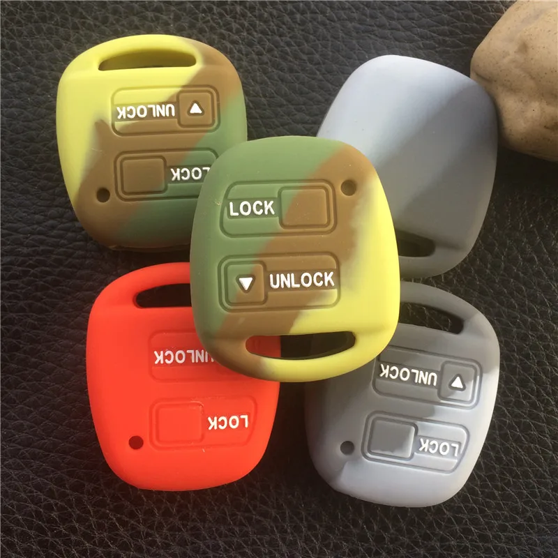 2 Buttons Camouflage Silicone rubber Car Key Cover Case For TOYOTA CAMRY RAV4 PRADO COROLLA AVENSIS LAND CRUISER Yaris No Logo
2 Buttons Camouflage Silicone rubber Car Key Cover Case For TOYOTA CAMRY RAV4 PRADO COROLLA AVENSIS LAND CRUISER Yaris No Logo