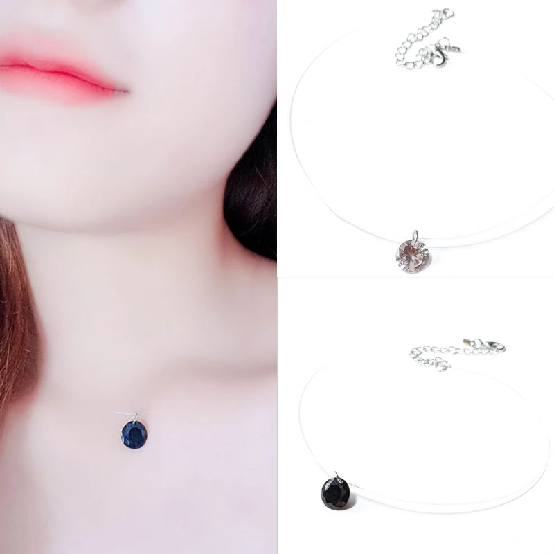 LNRRABC Jewelry Necklace Chain Zircon Choker Women 1pc New Fashion Simple Fishing Line Crystal Pendant Charm Mermaid Tears
LNRRABC Jewelry Necklace Chain Zircon Choker Women 1pc New Fashion Simple Fishing Line Crystal Pendant Charm Mermaid Tears