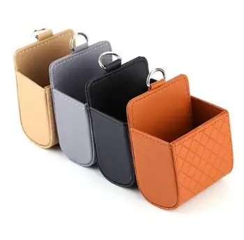 Fashion Car Seat Back Storage Bag Leather Solid Color Tidy Case Hanging Bags For Mobile Phone Glasses Cards Foods
Fashion Car Seat Back Storage Bag Leather Solid Color Tidy Case Hanging Bags For Mobile Phone Glasses Cards Foods