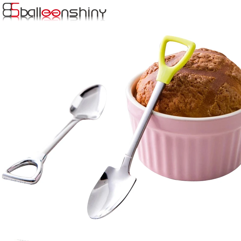 BalleShiny Stainless Steel Tableware Dinnerware Shovel Spoon Salad Dessert Food Eating Spoon Child Kids Gift Kitchen Tools
BalleShiny Stainless Steel Tableware Dinnerware Shovel Spoon Salad Dessert Food Eating Spoon Child Kids Gift Kitchen Tools