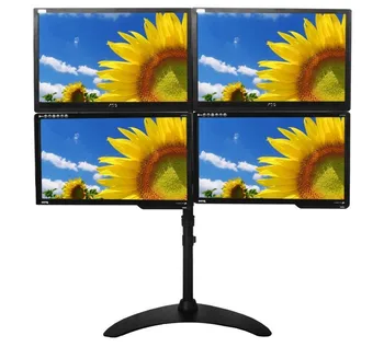 13-24" Full Rotation 4 Screen Desktop Monitor Holder LCD TV Mount Table Stand Base Rack ML1004
13-24" Full Rotation 4 Screen Desktop Monitor Holder LCD TV Mount Table Stand Base Rack ML1004