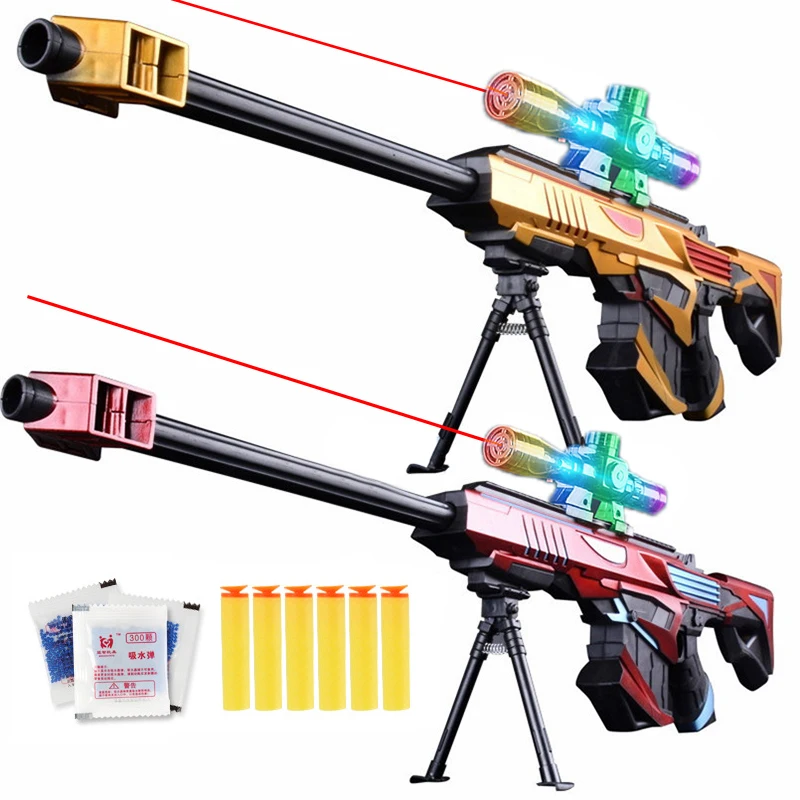 Infrared Water Bullet Gun Toy Soft Bullets Sniper Rifle Paintballs Manual Upload Boys Weapon Outdoor Shooting Gun Gift for Child
Infrared Water Bullet Gun Toy Soft Bullets Sniper Rifle Paintballs Manual Upload Boys Weapon Outdoor Shooting Gun Gift for Child