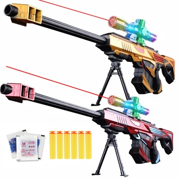 Infrared Water Bullet Gun Toy Soft Bullets Sniper Rifle Paintballs Manual Upload Boys Weapon Outdoor Shooting Gun Gift for Child
Infrared Water Bullet Gun Toy Soft Bullets Sniper Rifle Paintballs Manual Upload Boys Weapon Outdoor Shooting Gun Gift for Child