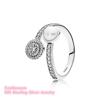 White Crystal Pearl and Clear CZ Fashion Rings 925 Sterling Silver Luminous Glow Engagement Open Jewelry Rings For Women
White Crystal Pearl and Clear CZ Fashion Rings 925 Sterling Silver Luminous Glow Engagement Open Jewelry Rings For Women