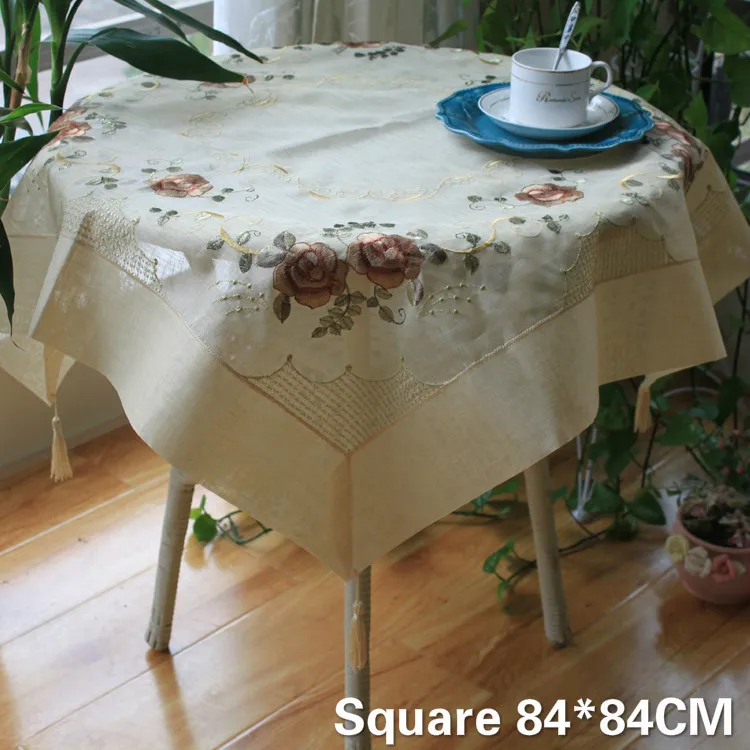 Modern Embroidery Flowers Tassel Christmas Tablecloth Fabric Lace Kitchen Table Cover Linens Cloth Waterproof Wedding Textile
Modern Embroidery Flowers Tassel Christmas Tablecloth Fabric Lace Kitchen Table Cover Linens Cloth Waterproof Wedding Textile
