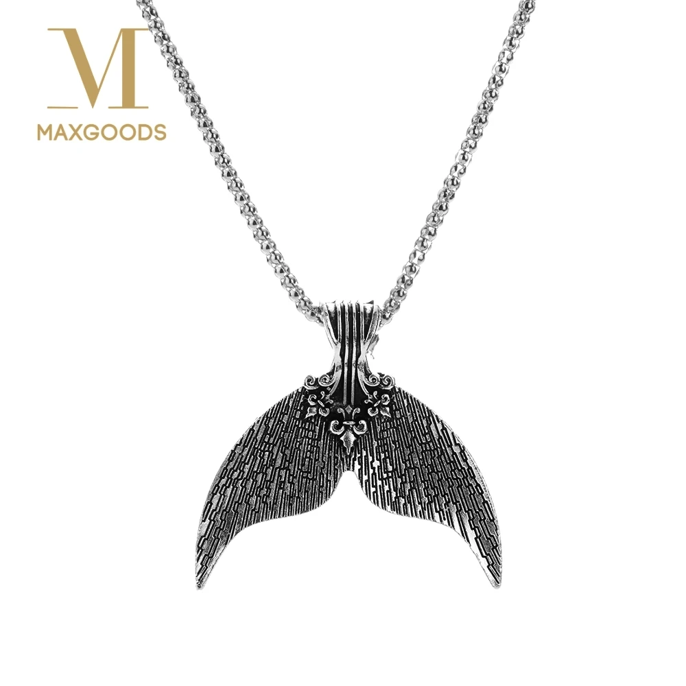 1 Pcs Ethnic Whale Tail Pendant Necklace for Women Lovely Mermaid Tail Choker Necklace Mermaid Long Chain Necklace
1 Pcs Ethnic Whale Tail Pendant Necklace for Women Lovely Mermaid Tail Choker Necklace Mermaid Long Chain Necklace