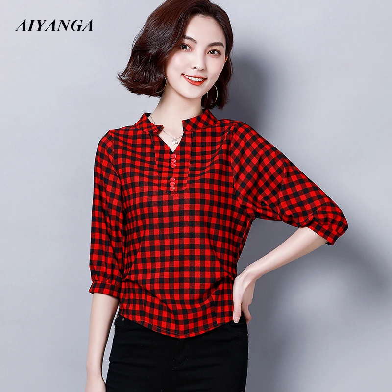 M, L, XL, 2XL, 3X, 4XL, Женские топы и блузки, хлопок, красный и черный, рубашка в клетку, повседневная женская блуза, большие размеры, блузы
M, L, XL, 2XL, 3X, 4XL, Женские топы и блузки, хлопок, красный и черный, рубашка в клетку, повседневная женская блуза, большие размеры, блузы