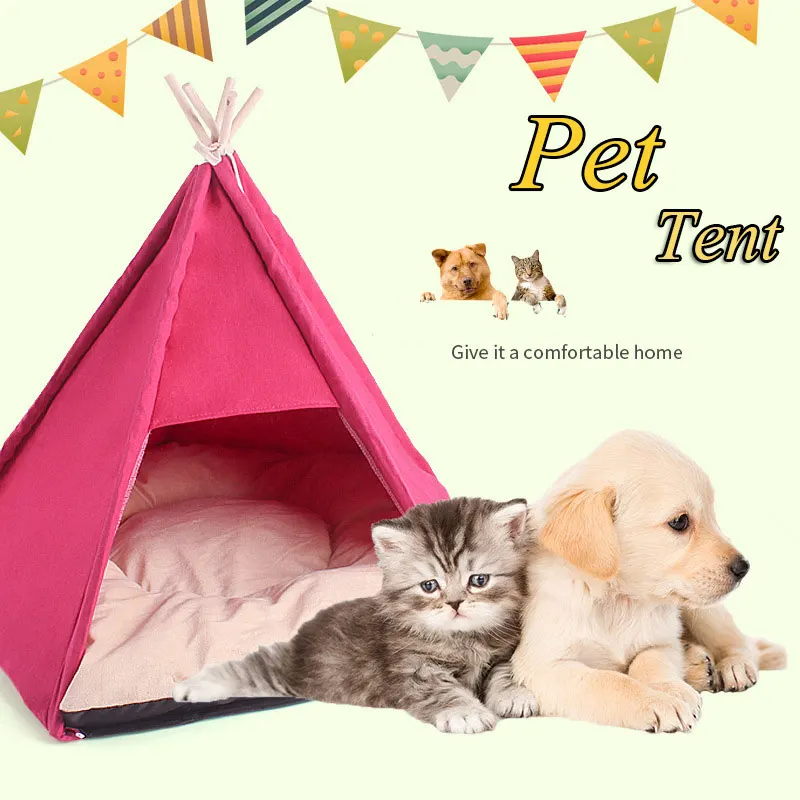 Travel Outdoor Indoor Pet House Tent Wood Kennel Removable Cat Dog Cozy House with Mat Pet Supplies Pads
Travel Outdoor Indoor Pet House Tent Wood Kennel Removable Cat Dog Cozy House with Mat Pet Supplies Pads